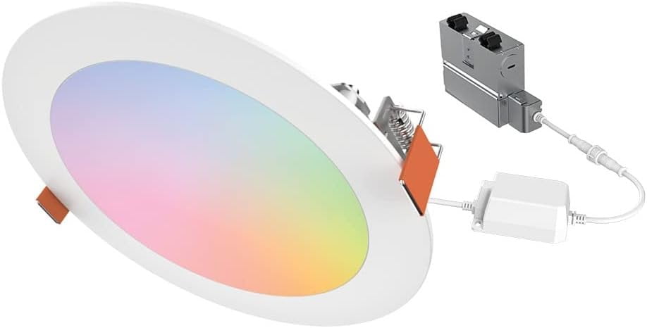 6-Inch Smart LED Downlight with Wi-Fi Control
