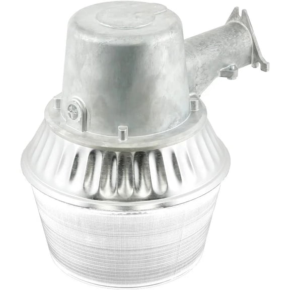 HALO 65-Watt Equivalent, Integrated LED, Metal, Area Light, 4000K, Light Gray