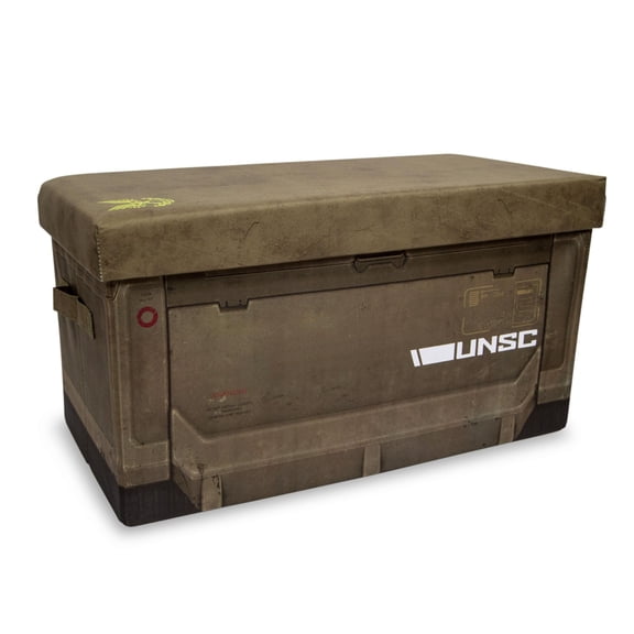 HALO Ammo Crate Collapsible Storage Bin Chest Organizer w/ Lid | 24 x 12 Inches