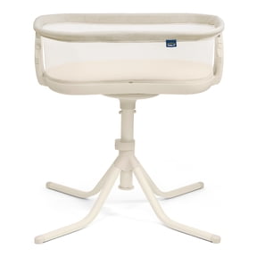 HALO BassiNest 4.0 Air Swivel Baby Bedside Bassinet with 360° Rotation and Mesh Walls, Oat