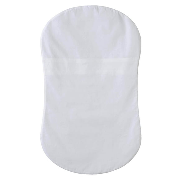 HALO Bassinest - Baby Bassinet Swivel Sleeper Fitted Sheet - White