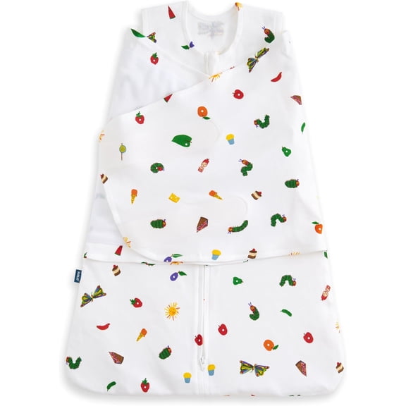 HALO Cotton SleepSack Swaddle, Hungry Caterpillar Feast, Small