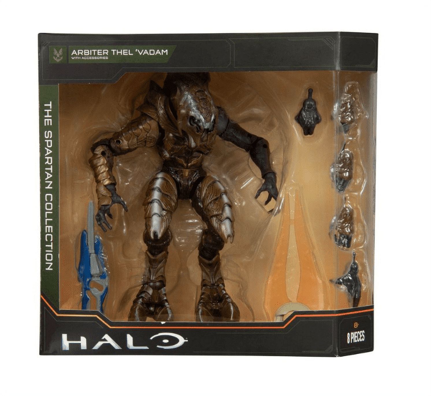 HALO The Spartan Collection Jega 'Rdomnai - Figura 15cm Articolata Con Spada E Fucile, Accessori