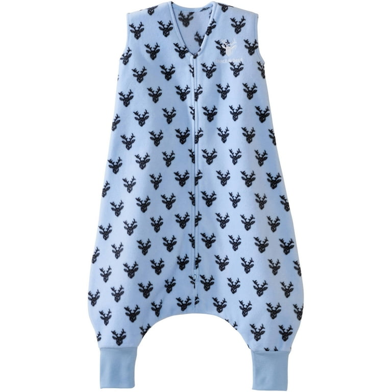 HALO Early Walker SleepSack Wearable Blanket Microfleece Oh Deer Blue Extra Large Walmart