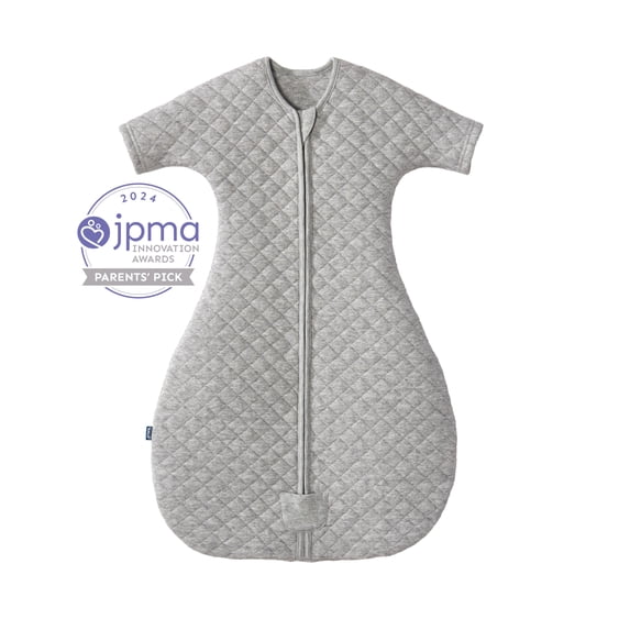 HALO Easy Transition SleepSack Wearable Blanket,100% Cotton, Gray Heather, Medium