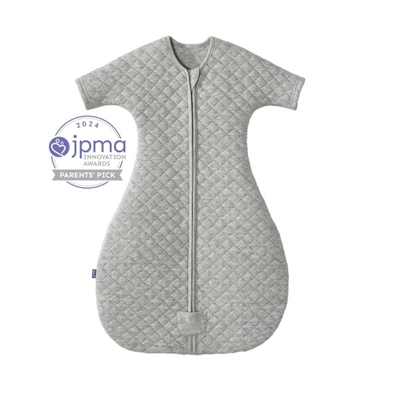 HALO Easy Transition SleepSack Wearable Blanket, TOG 1.5, Heather Grey, Unisex, Small, 3-6 Months