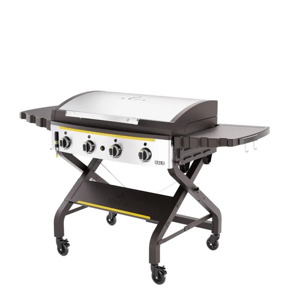 Elite4B 36'' Black Propane Gas Outdoor Griddle Grill