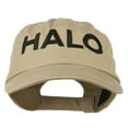 thumbnail image 1 of HALO Embroidered Low Profile Washed Cap - Khaki OSFM, 1 of 5