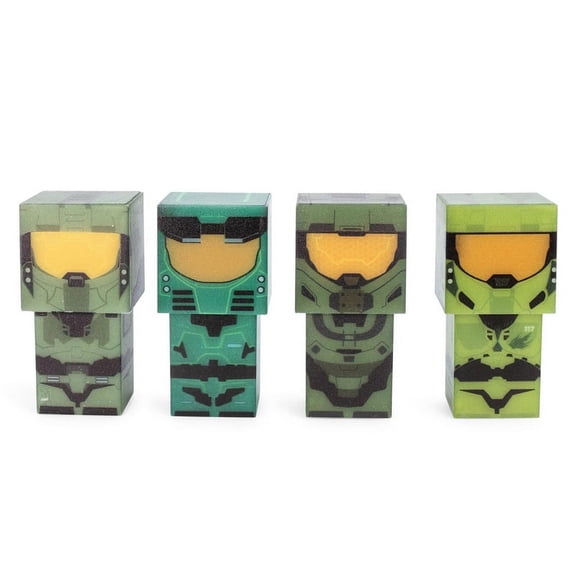 HALO Green Master Chief Evolved Mini Figural Mood Lights | Set of 4