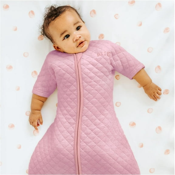 HALO Easy Transition Sleepsack Wearable Blanket, TOG 1.5, Heather Pink, Girls, Small, 3-6 Months