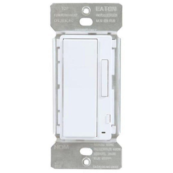 HALO Home In-Wall Bluetooth Smart Dimmer for Use with All Bulb Types, White