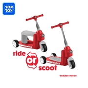 HALO Rise Above Jr Lil Switch 2-in-1 Rider - Scooter for Ages 1+ - Red