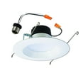 thumbnail image 1 of LT 5 in. and 6 in. 3000K Integrated LED White Recessed Ceiling Light Fixture Retrofit Downlight Trim, 90 CRI, Soft White, 1 of 7