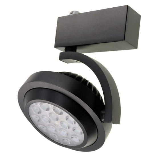 HALO Lighting L806HOFL8030MB High Output LED Track Fixture, 45 Flood, 3000K, Matte Black
