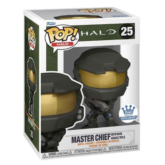 Funko POP Games Halo Master Chief 25 w/MA5B Assault Rifle 25 Vinyl Figure