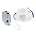 thumbnail image 1 of HALO RA 4-Inch Canless LED Recessed Downlight with Adjustable Gimbal, Selectable Lumens and Color Temperatures, Dim-to-Warm - RA6LS9FSD2W1EWHDM, 1 of 9
