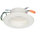 thumbnail image 1 of HALO Recessed RL460WH927PK 90 CRI 2700K LED Retrofit with White Trim, 4", Warm White, 1 of 2