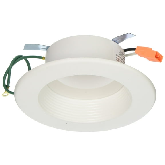 HALO Recessed RL460WH927PK 90 CRI 2700K LED Retrofit with White Trim, 4", Warm White