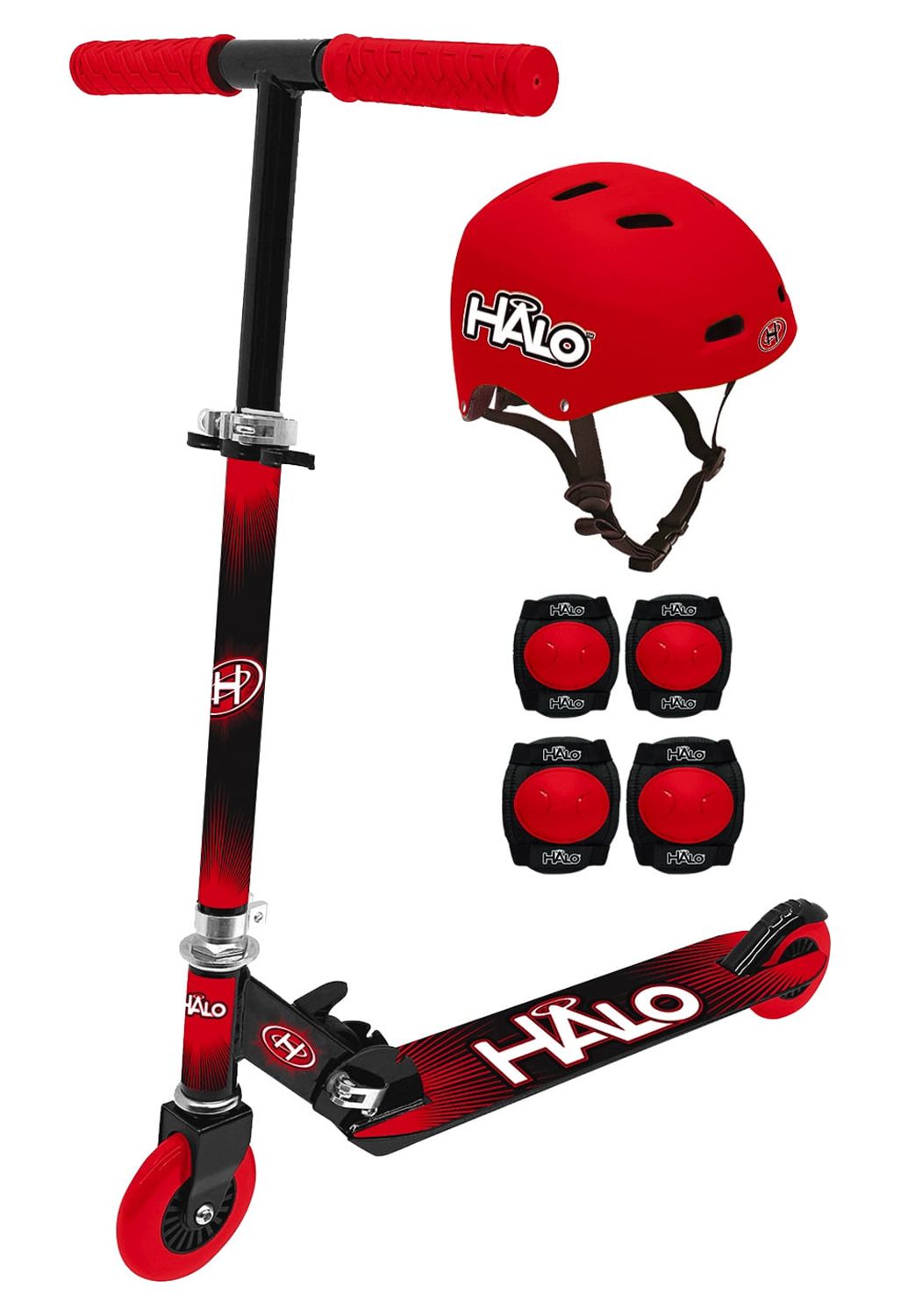 HALO Rise Above 6pc Scooter Combo - Red - image 1 of 2
