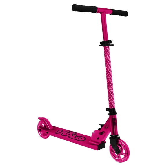 HALO Rise Above Candy Chrome Premium Inline Scooter - Hot Pink - Commute, 220lbs Weight - 5+ Unisex