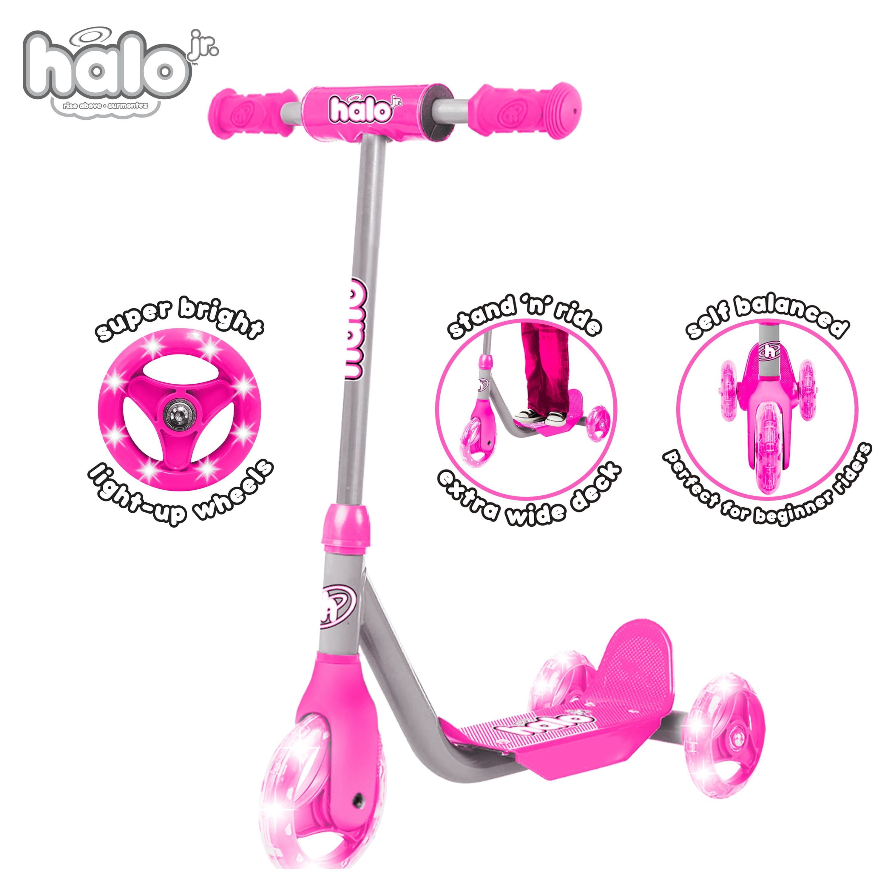 HALO Rise Above Jr. 3 Wheel Scooter - Pink - Unisex for All
