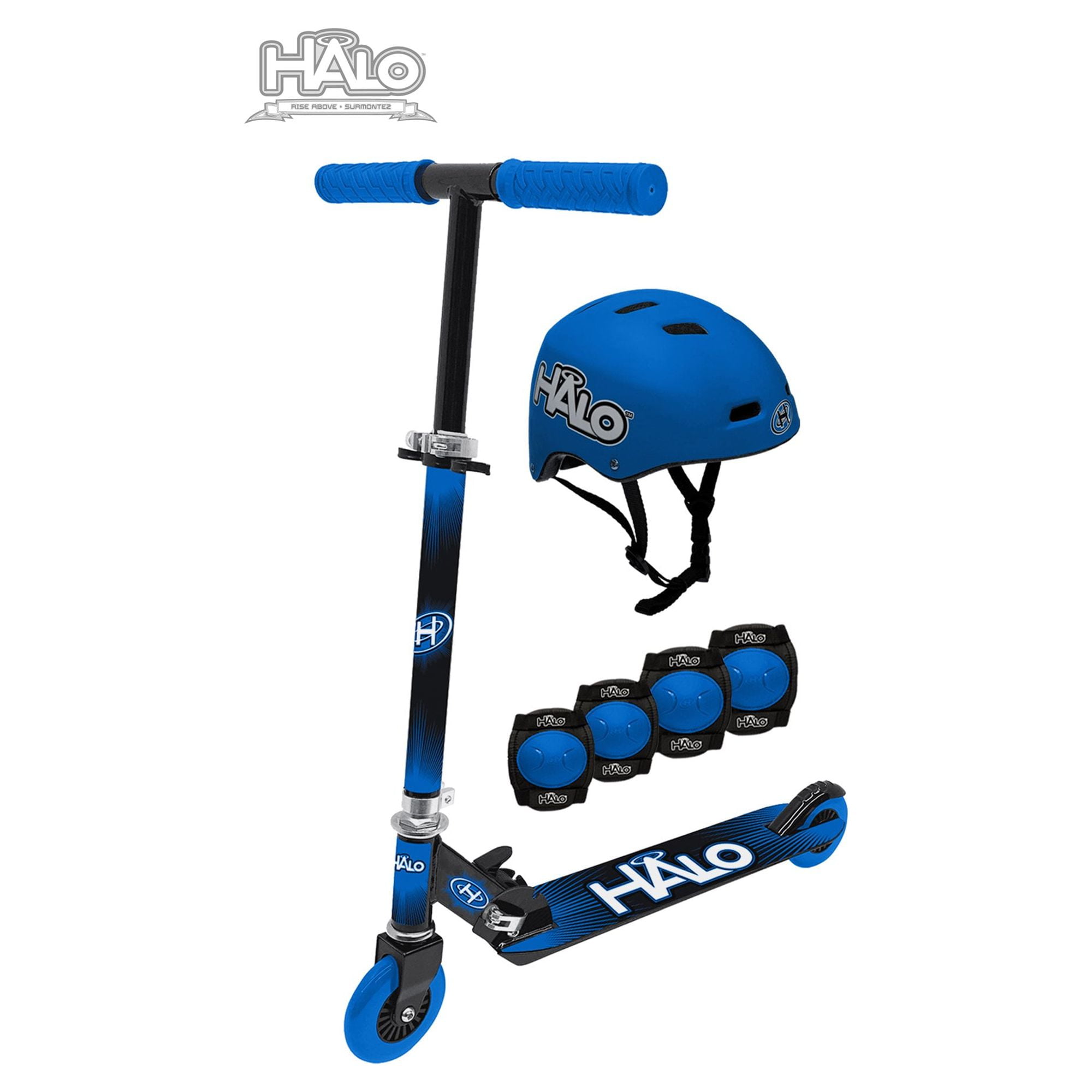 HALO Rise Above Scooter Combo piece Super Value Set Blue