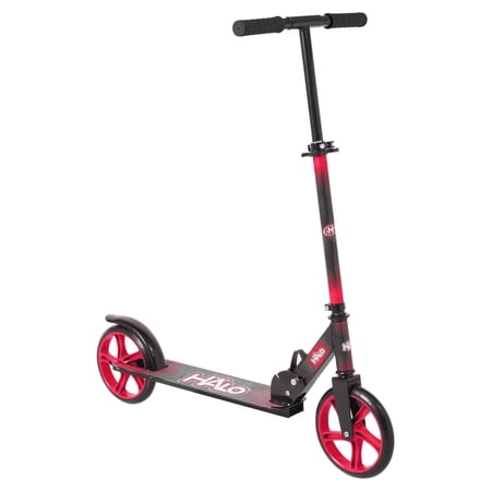HALO Rise Above Supreme Big Wheel (8") Scooter - Red - Designed for all Riders, Adults, Teens, Tweens, Children (Unisex) - Commuting Made Easy!