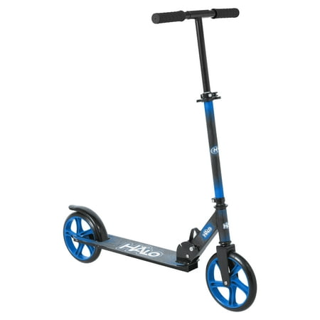 HALO Rise Above Supreme Big Wheel Scooter - Blue - XL Wheels, Folding, Height Adjustable - Designed for all Riders - Unisex