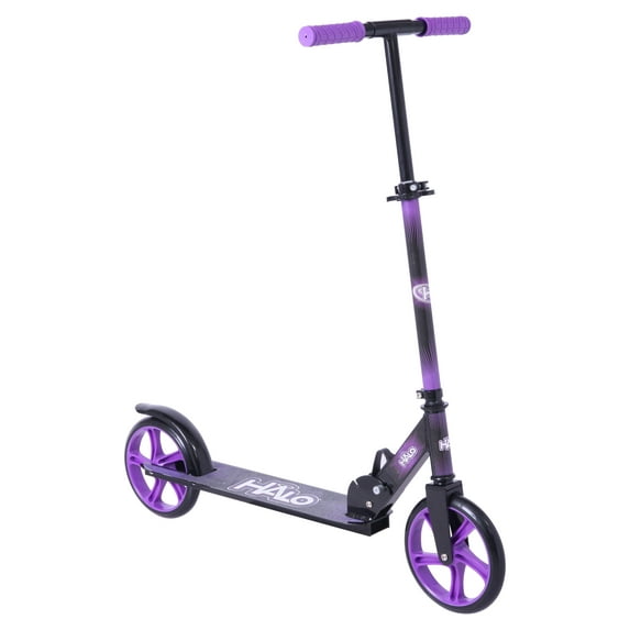 HALO Rise Above Supreme Big Wheel Scooter - Purple - Designed for All Riders (Unisex) - 8" Wheels