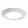 thumbnail image 1 of HALO SLDSL6 Series 6 Inch 2700K-5000K Selectable CCT Surface Integrated LED Downlight Recessed Light with White Round Trim, 1 of 9