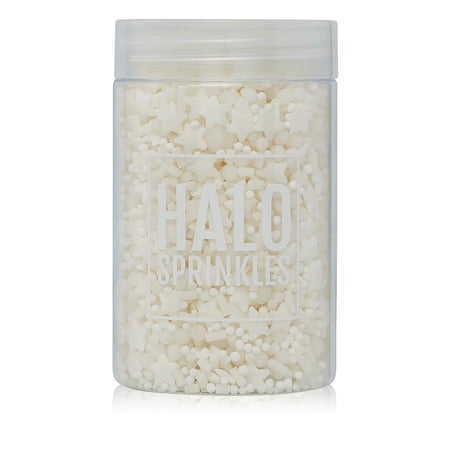 HALO SPRINKLES LUXURY SPRINKLES "WHITE MAGIC" VEGAN SPRINKLES