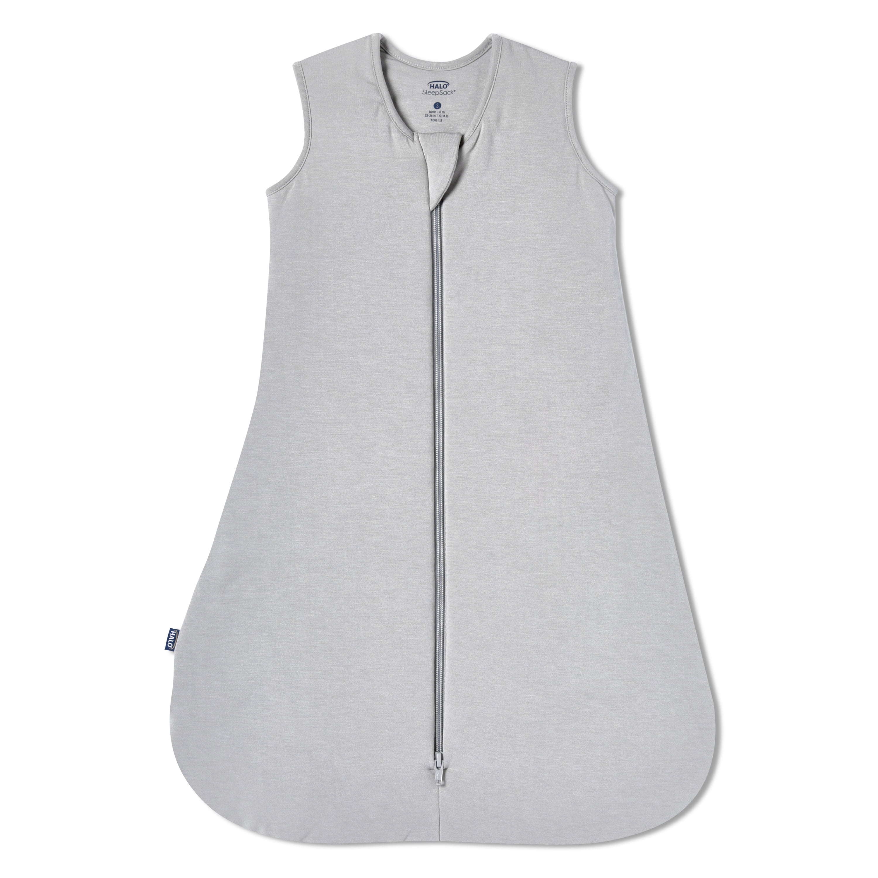 Free Shipping HALO SleepSack SuperSoft wearable blanket bamboo viscose Storm Grey X Large 18 24 Months Unisex Walmart Walmart