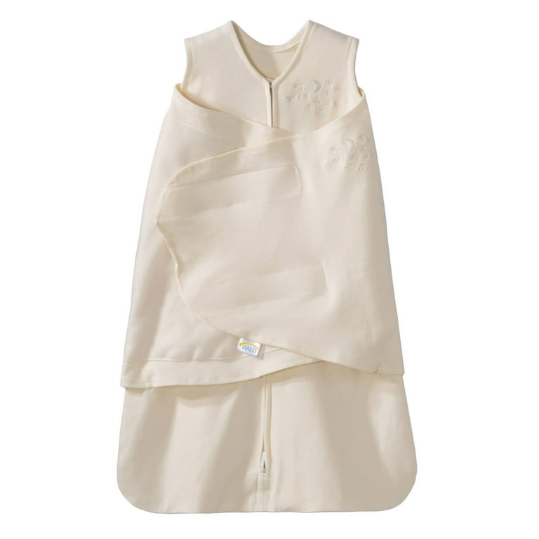 HALO SleepSack Swaddle 100 Cotton Cream Small Walmart