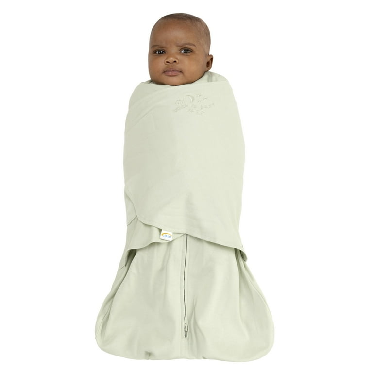 HALO Sleepsack Swaddle 100 Cotton Sage Newborn