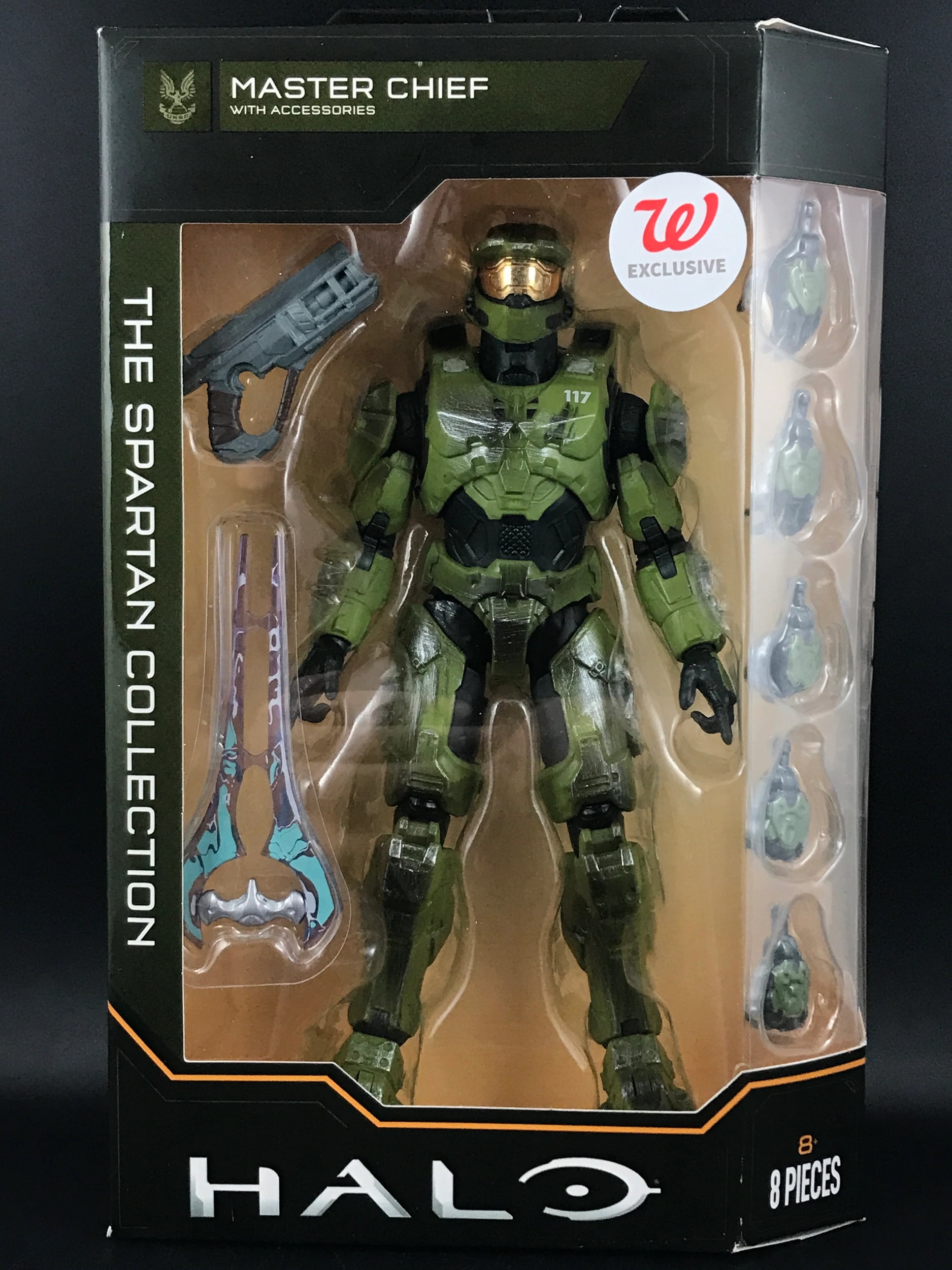 HALO Master Chief Spartan Collection Action Figure 6.5" Articulated Collectible by Wicked Cool Toys