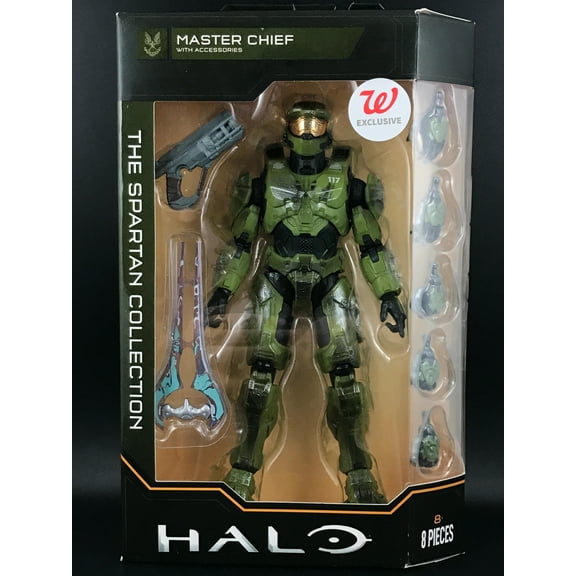 HALO Master Chief Spartan Collection Action Figure 6.5" Articulated Collectible by Wicked Cool Toys