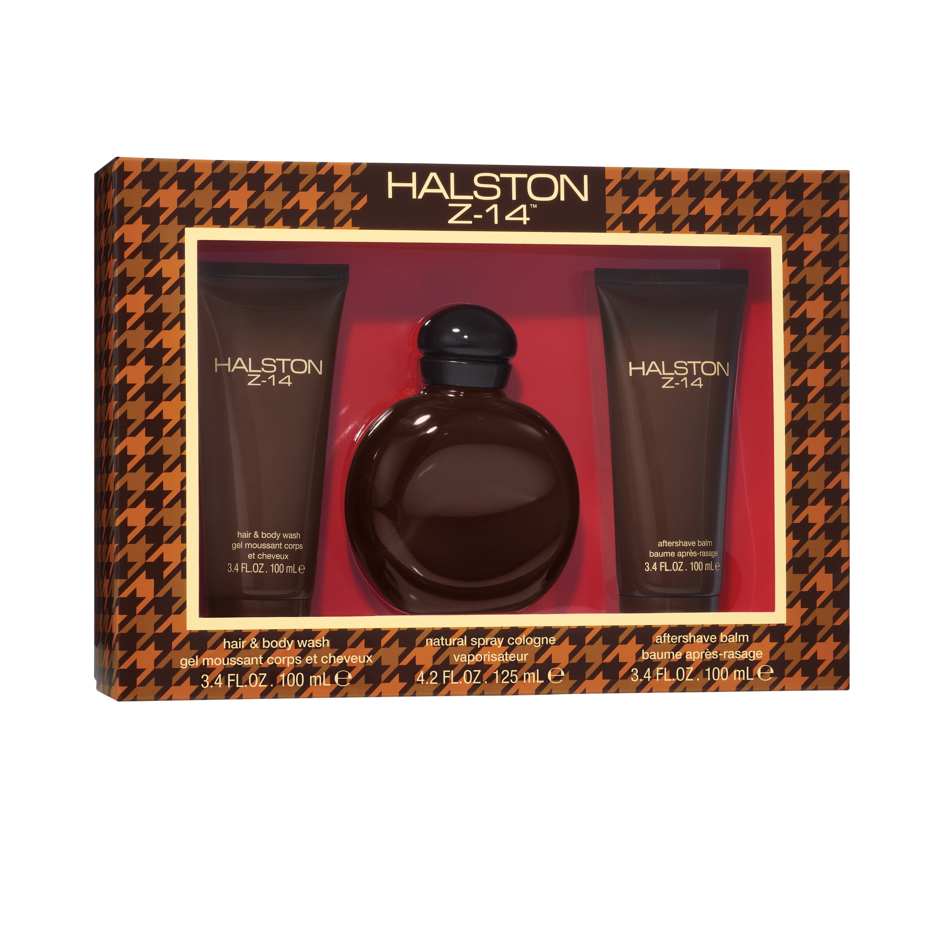 Vintage good Halston Z Men's Gold Discontinued Gift Set Cologne Deodorant