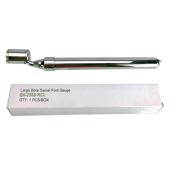 HALTEC GA-255S-RCL Large Bore Swivel Foot Air Gauge Recalibratable 10-150 psi