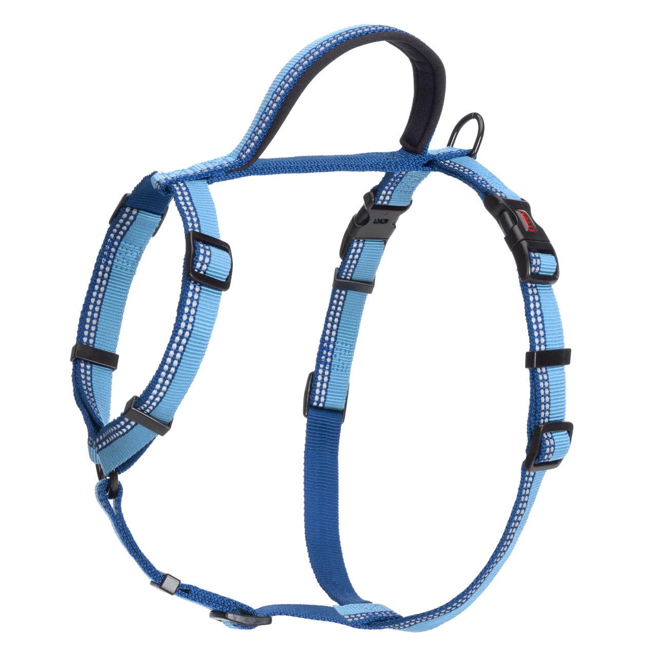 HALTI Nylon Dog Walking Harness, Large, Blue (Chest 26" - 30")