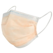 HALYARD FLUIDSHIELD 3 Disposable Procedure Mask, w/SO SOFT Earloops, Fog-Free, Pleat-Style, Orange, Level 3, 28797 (Box of 40)