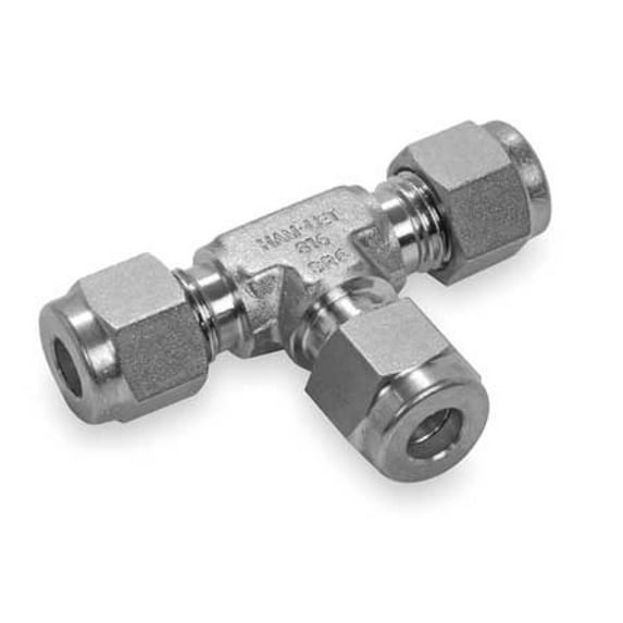 HAM-LET 764L-SS-4MM 5/32" LET-LOK 316 SS Union Tee