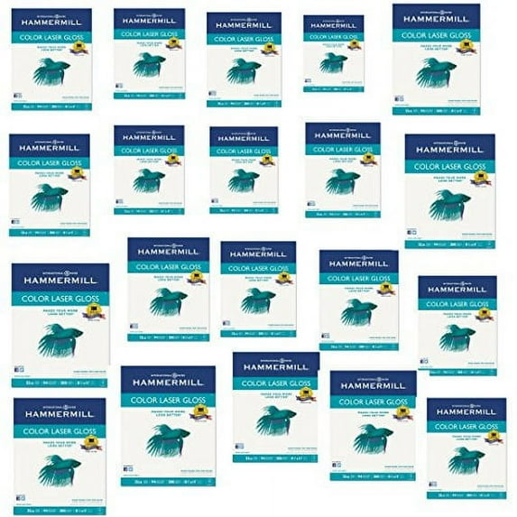 HAM163110 - Color Laser Gloss Paper (Pack of 20)