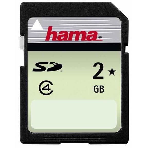 HAMA - 2GB Class 4 SD Memory Card - 10 MB/s