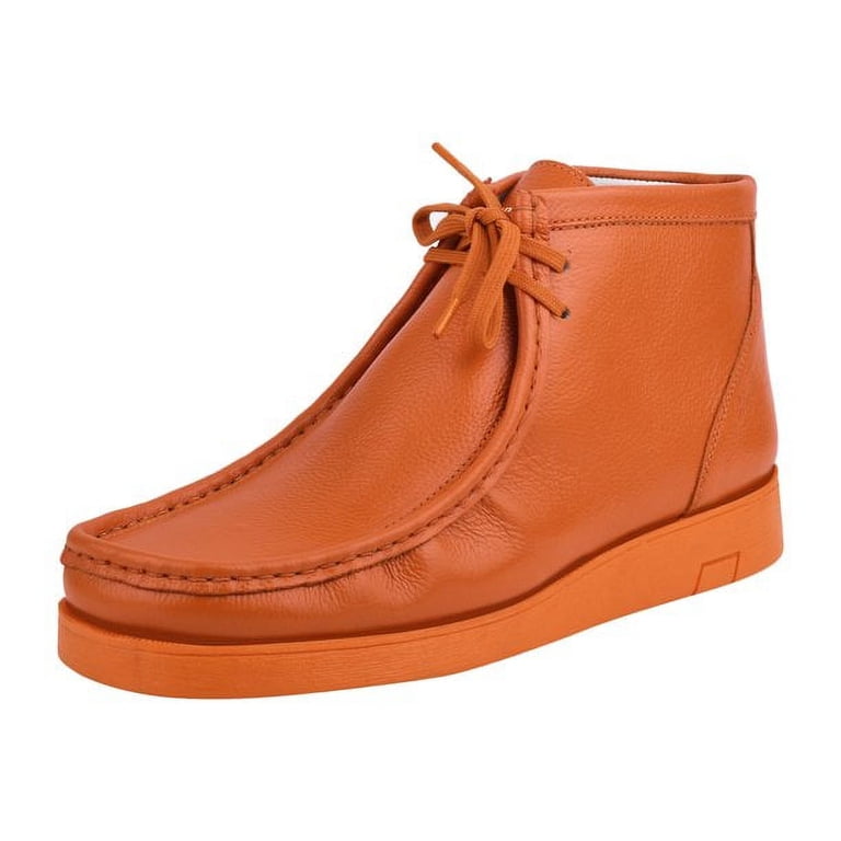 Hamara Joe Brown LEATHER DESERT CHUKKA CASUAL BOOTS HAMARA JOE Rush Leather Brown Chukka Casual Boots for Men  main image 3