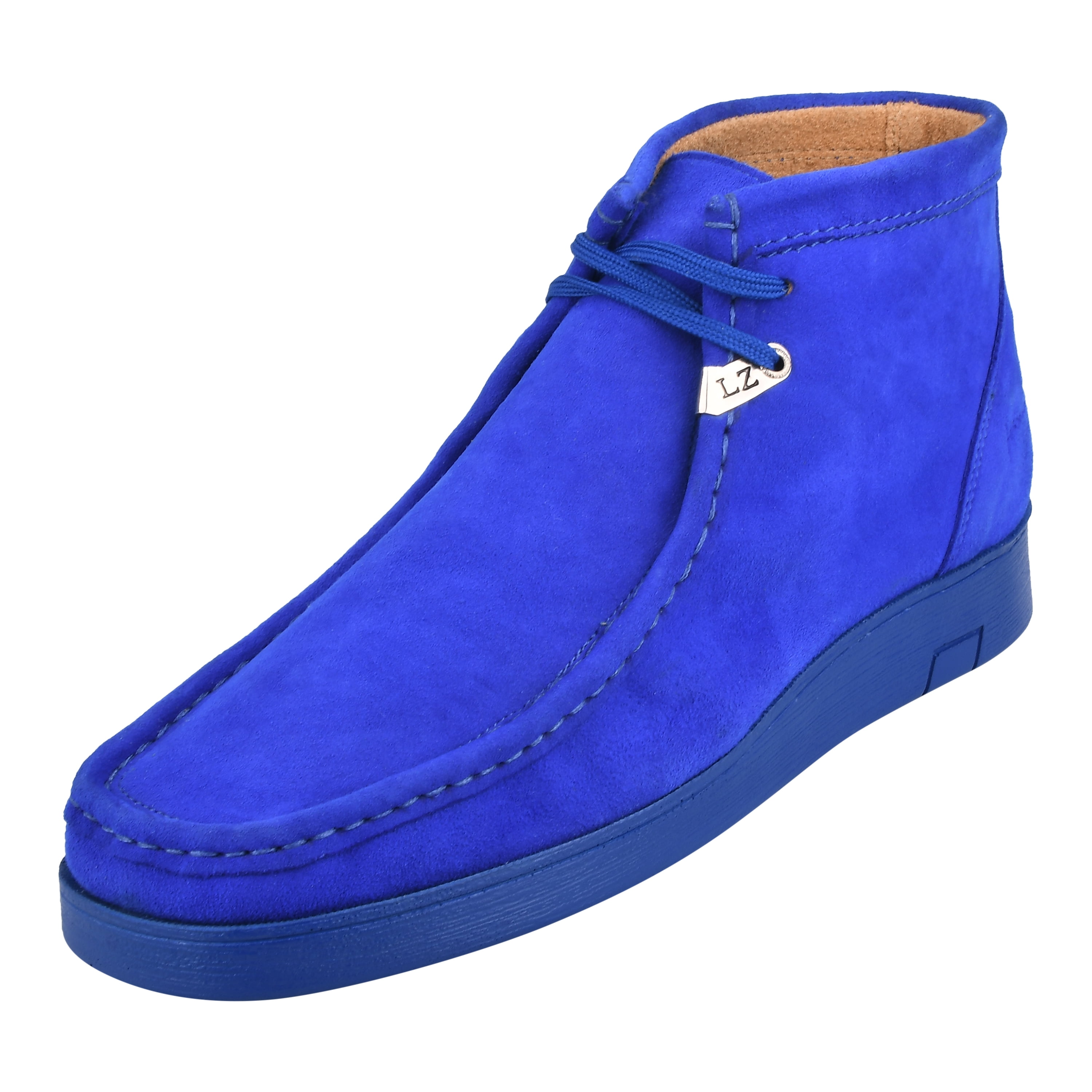 HAMARA JOE Mens Waterproof Suede Leather High Top Casual shoes Moc Toe ...
