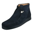 thumbnail image 1 of HAMARA JOE Mens Waterproof Suede Leather High Top Casual shoes Moc Toe Chukka Boots, 1 of 7