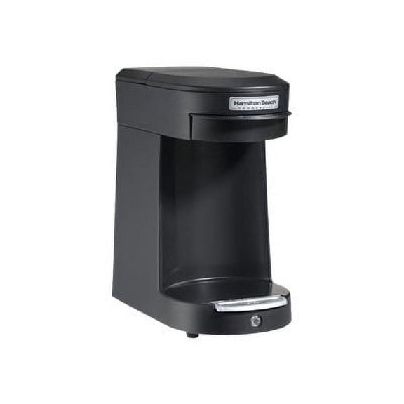 HAMILTON BEACH HDC200B Single Cup Hospitality Coffeemaker with 3-Minute Brew Time in Black