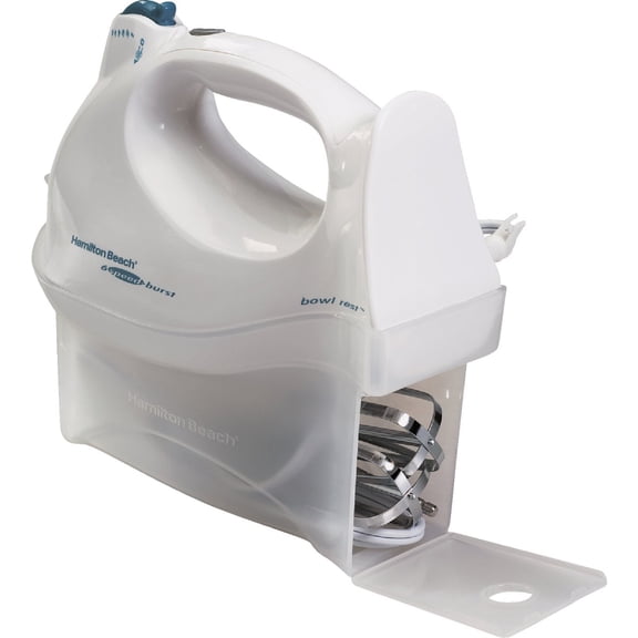 HAMILTON BEACH Power Deluxe Hand Mixer - White