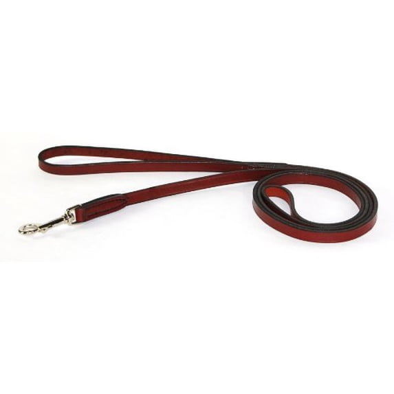 HAMILTON LEATHER LEATHER LEAD 1/2IN X 6FT BURGUNDY