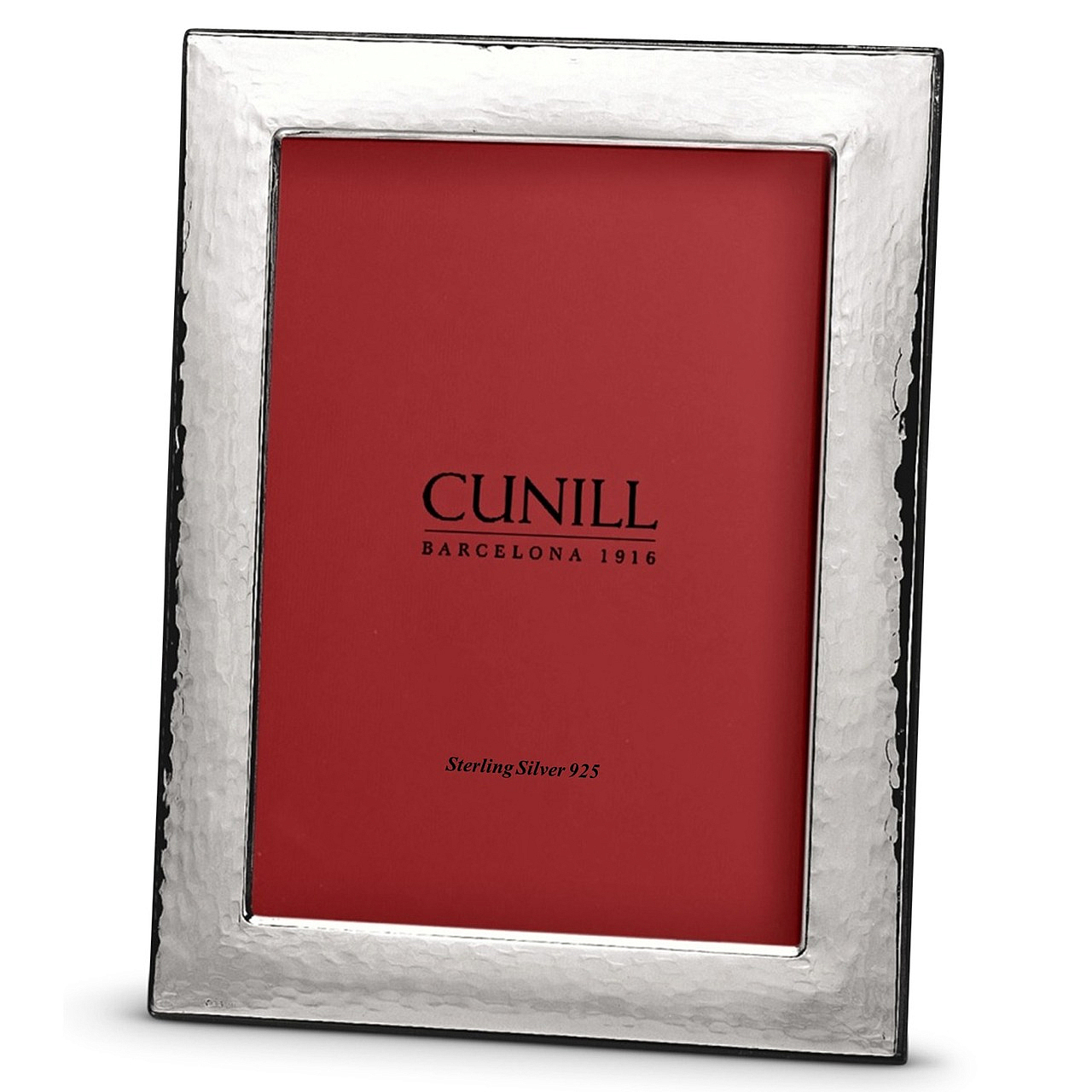HAMMERED Fine 925 Sterling Silver 5x7 frame by Cunill - 5x7 - Walmart.com